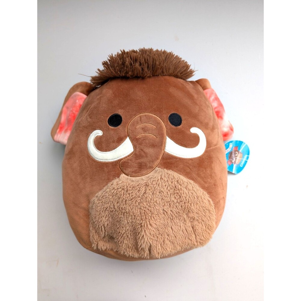 Squishmallows 12" Chienda Woolly Mammoth Brown Plush NWT Kellytoy 2022